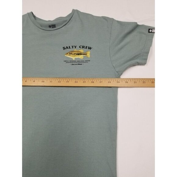 salty crew t shirt medium fish fishing mens‎ short sleeve - Picture 8 of 10